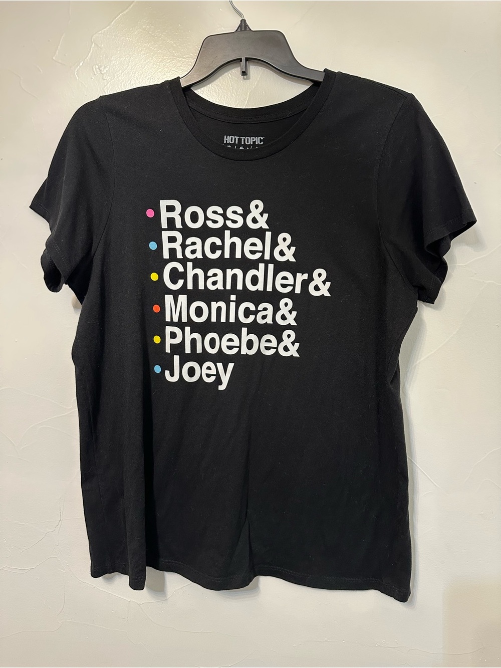 Hot Topic Black FRIENDS Graphic Tee